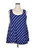 Apt. 9 Blue Sleeveless Blouse Size 2X - photo 1