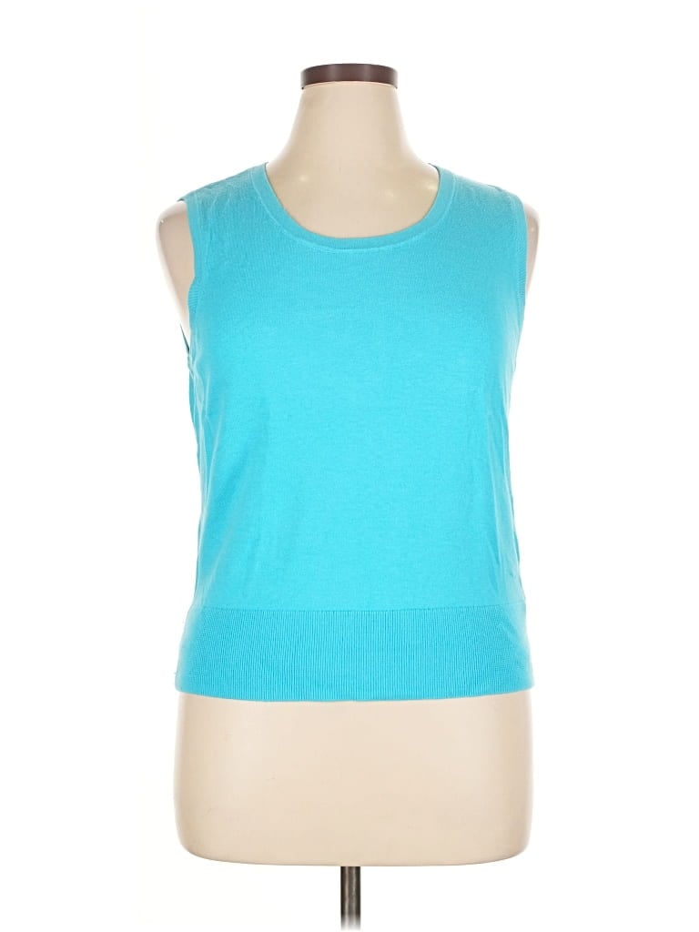 Pre-owned Talbots Pullover Sweater In Blue