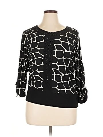 Draper's & Damon's 3/4 Sleeve Blouse (view 1)