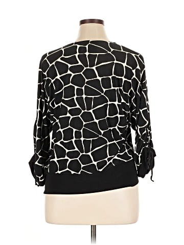 Draper's & Damon's 3/4 Sleeve Blouse (view 2)