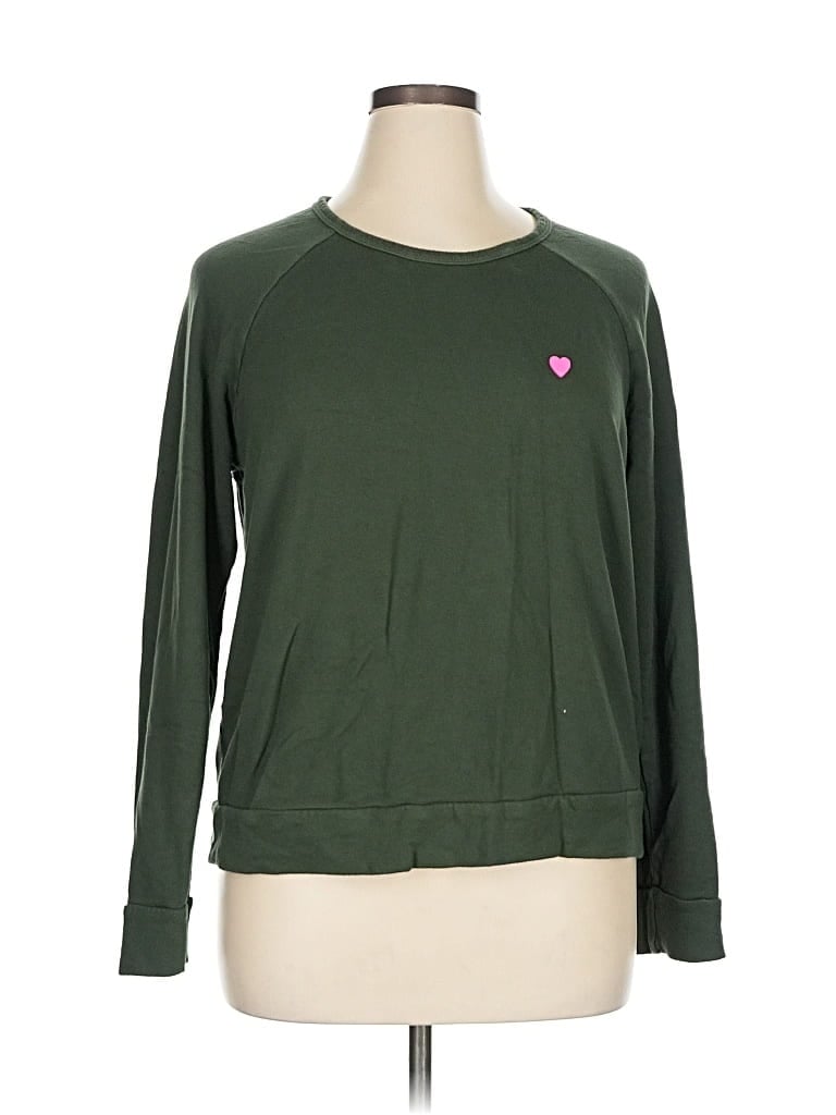Pre-owned Sundry Sweatshirt In Green