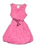 Assorted Brands 100% Polyester Hearts Pink Dress Size 6 - photo 1