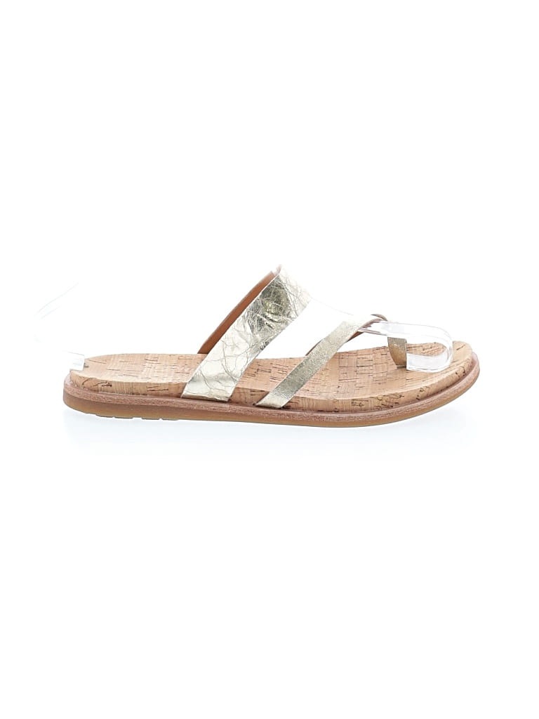 Pre-owned Kork-ease Sandals In Gold