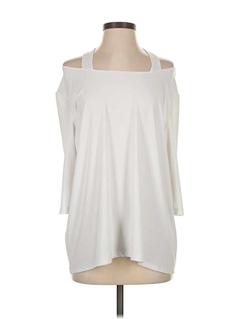 Pre-owned Clara Sun Woo 3/4 Sleeve T-shirt In White