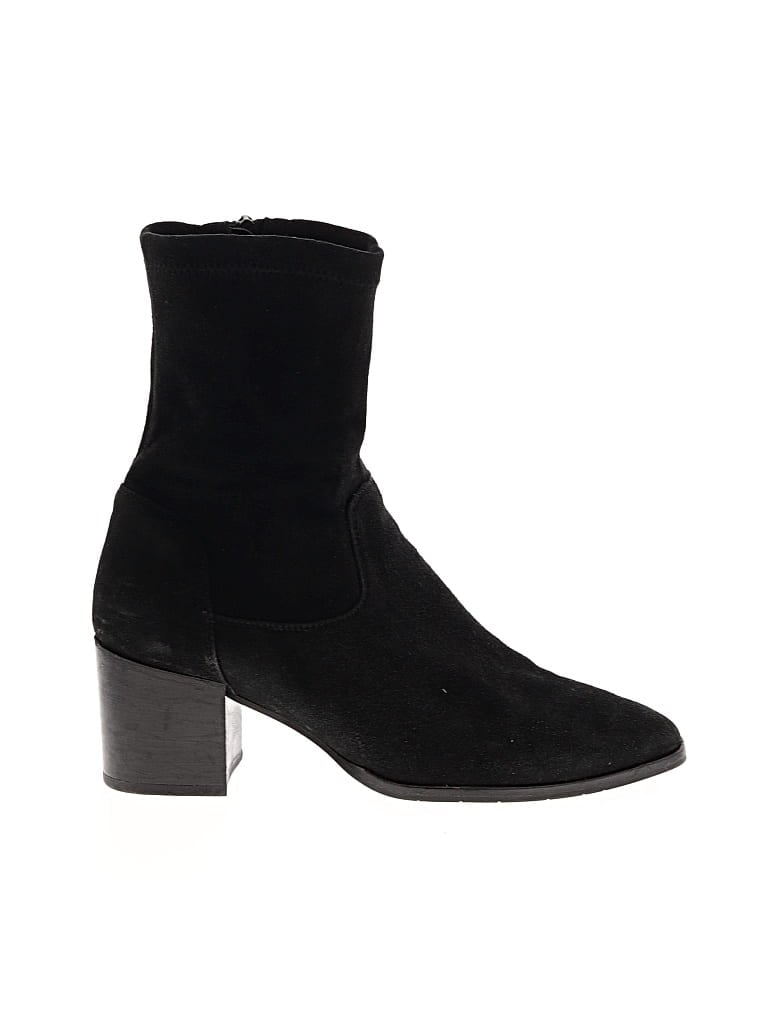 Pre-owned Aquatalia Ankle Boots In Black