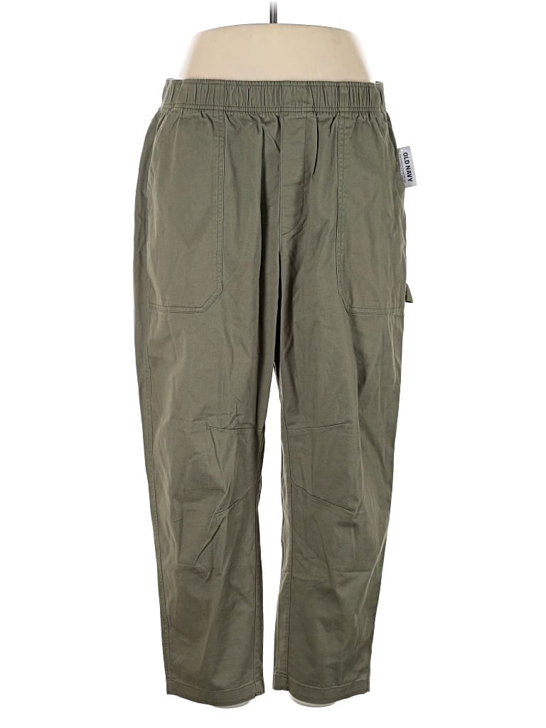 Pre-owned Old Navy Cargo Pants In Green