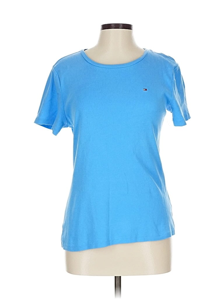 Pre-owned Tommy Hilfiger Short Sleeve T-shirt In Blue