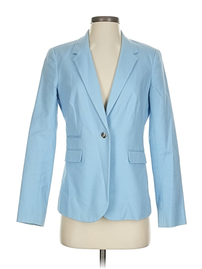 Pre-owned Vince Camuto Blazer Jacket In Blue