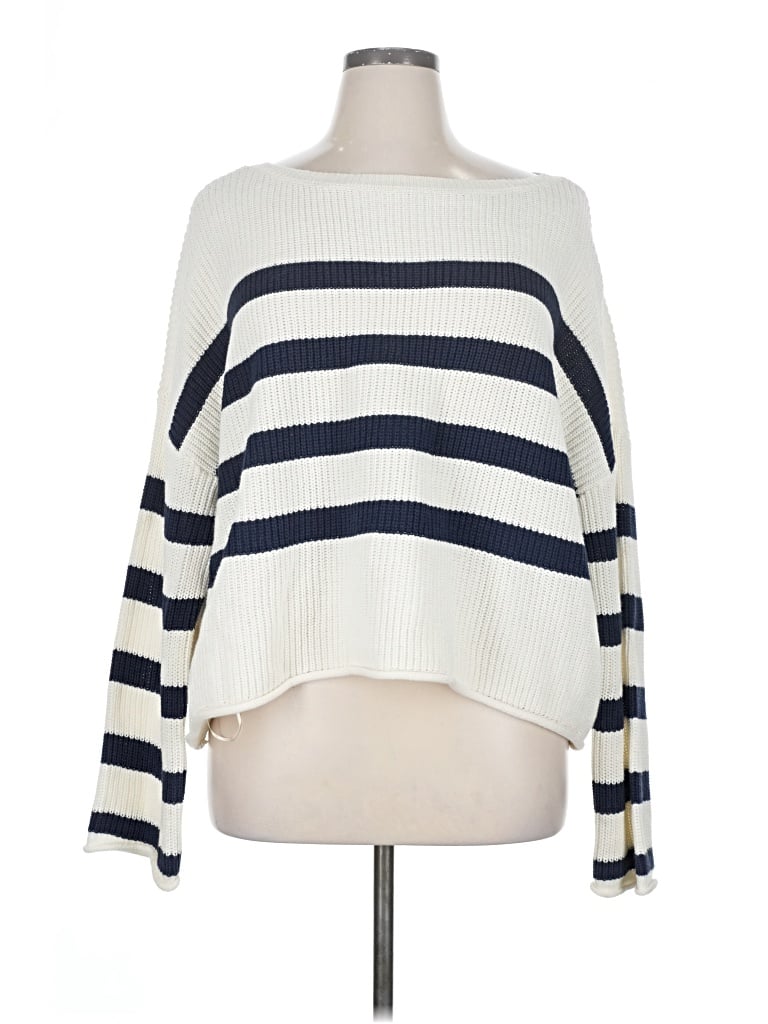 Pre-owned Sonoma Goods For Life Pullover Sweater In White