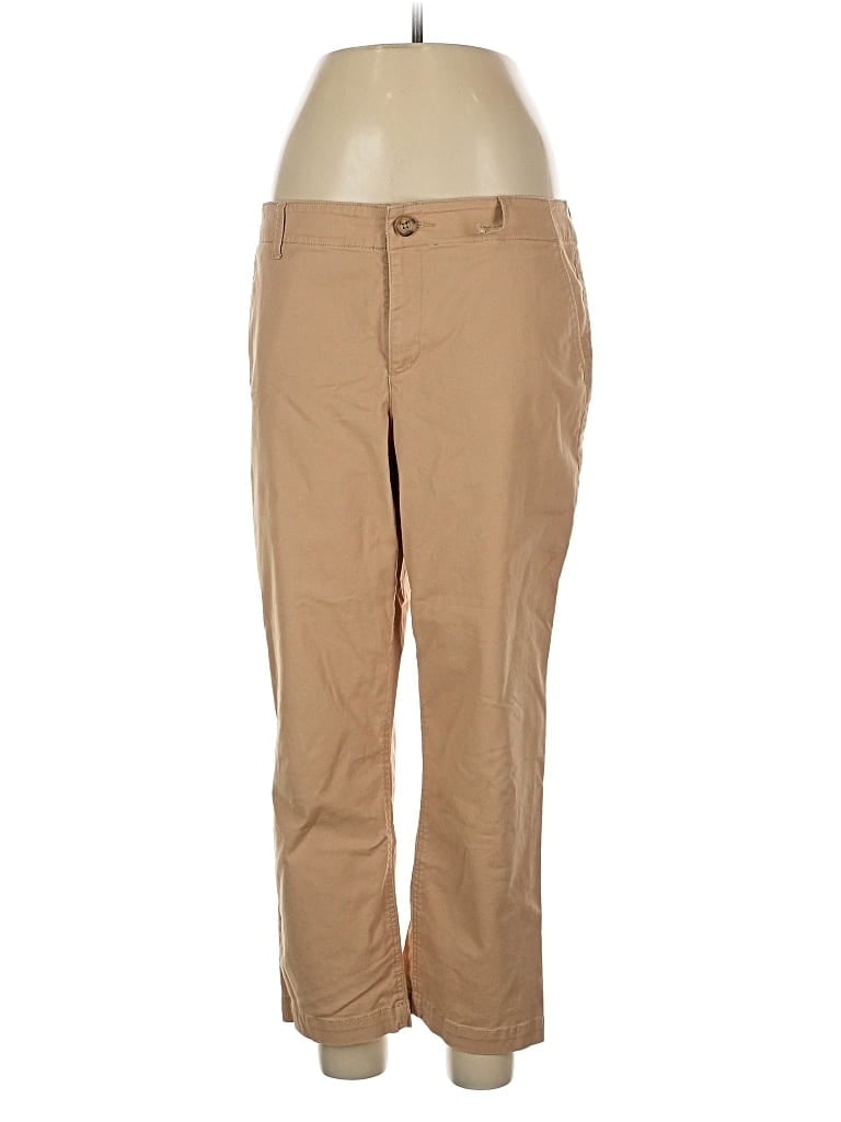 Pre-owned Ann Taylor Loft Khaki Pant In Brown