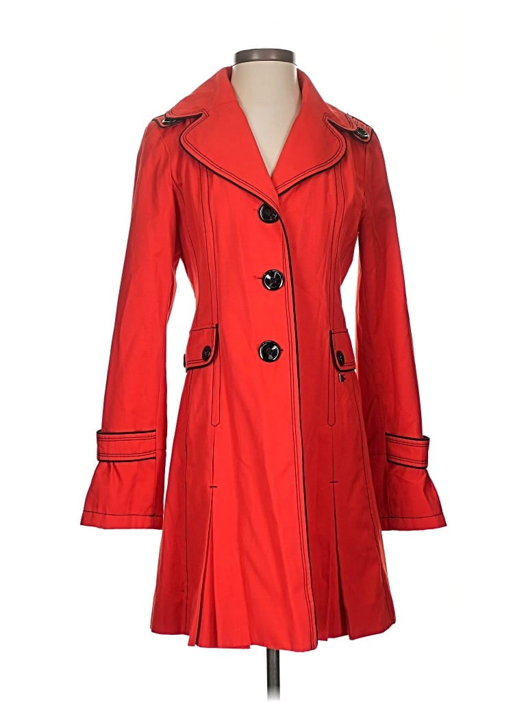 Pre-owned Guess Coat In Red