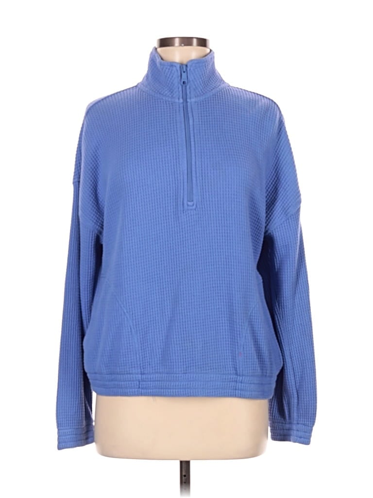 Pre-owned Aerie Pullover Sweater In Blue