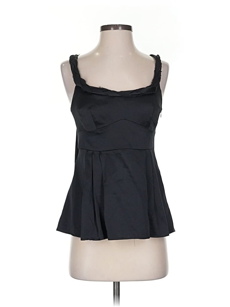 Pre-owned Nanette Lepore Sleeveless Blouse In Black