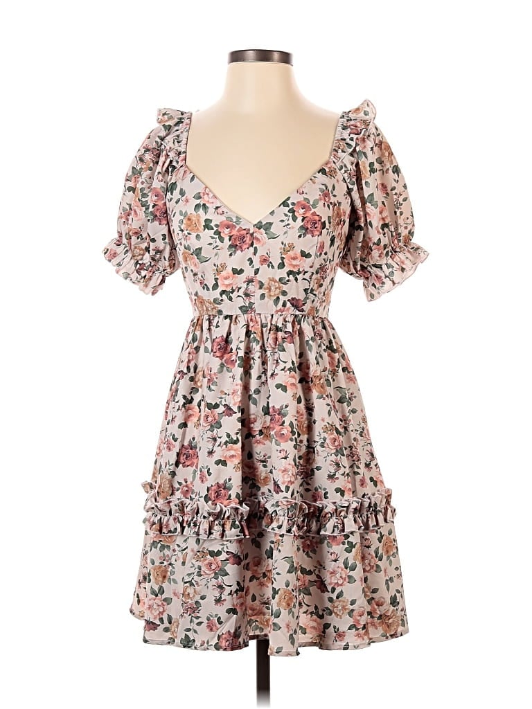 Pre-owned Altar'd State Casual Dress In Brown