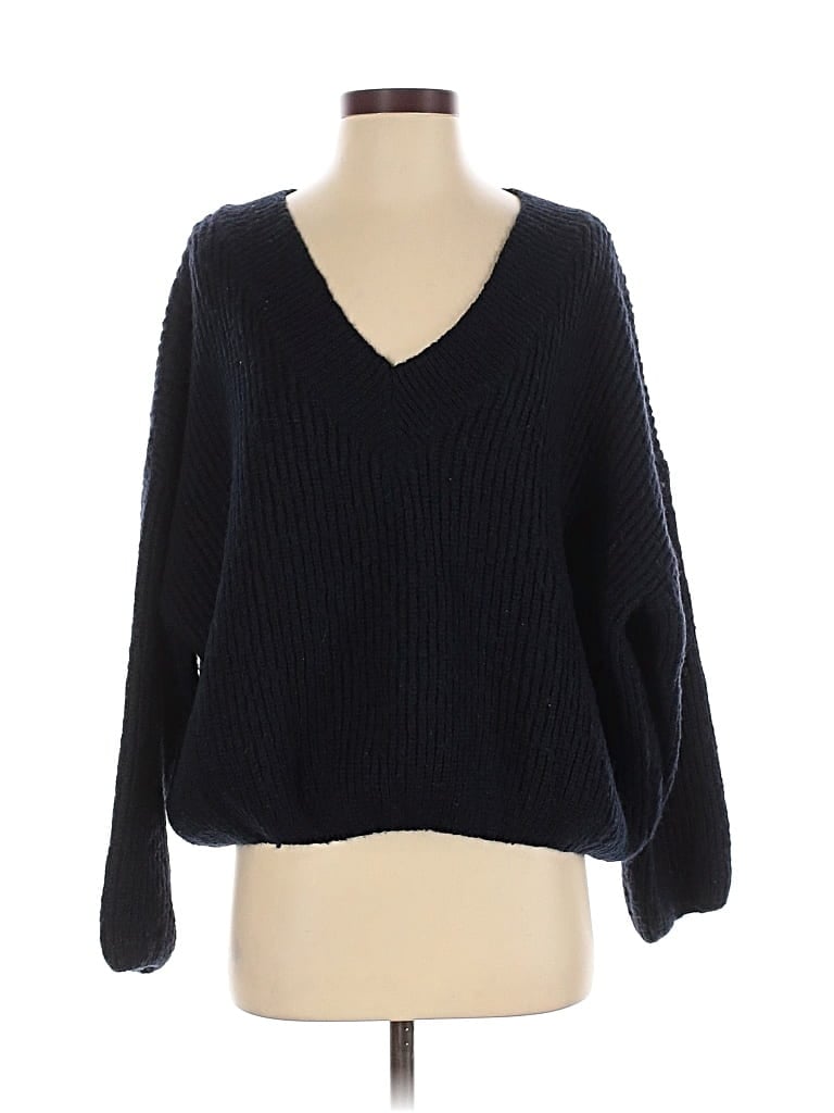 Pre-owned Zara Pullover Sweater In Blue