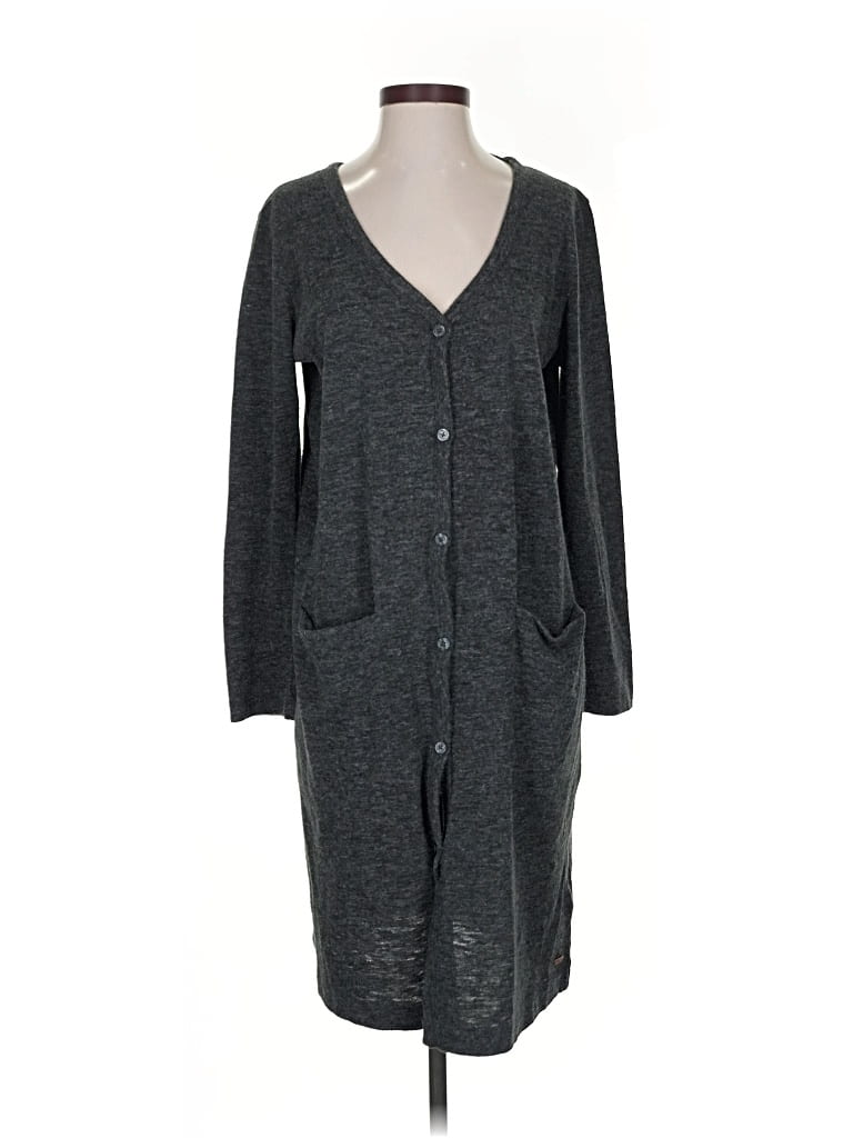 Pre-owned Roots Cardigan Sweater In Gray