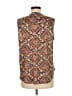 Per Una Paisley Brown Sleeveless Blouse One size - photo 2