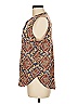 Per Una Paisley Brown Sleeveless Blouse One size - photo 5