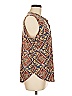 Per Una Paisley Brown Sleeveless Blouse One size - photo 4