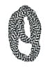 Tamsc 100% Polyester Chevron-herringbone Gray Black Scarf One size - photo 1