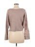 Hinge Metallic Tan Pullover Sweater Size M - photo 2