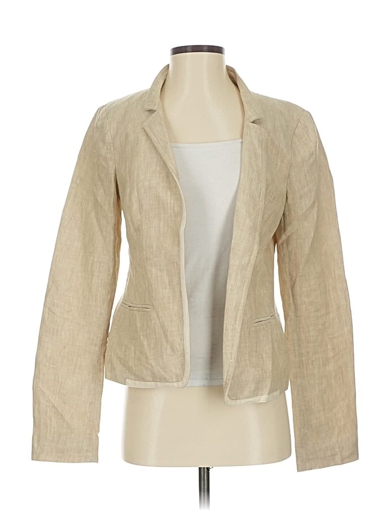 Pre-owned Ann Taylor Loft Blazer Jacket In Brown