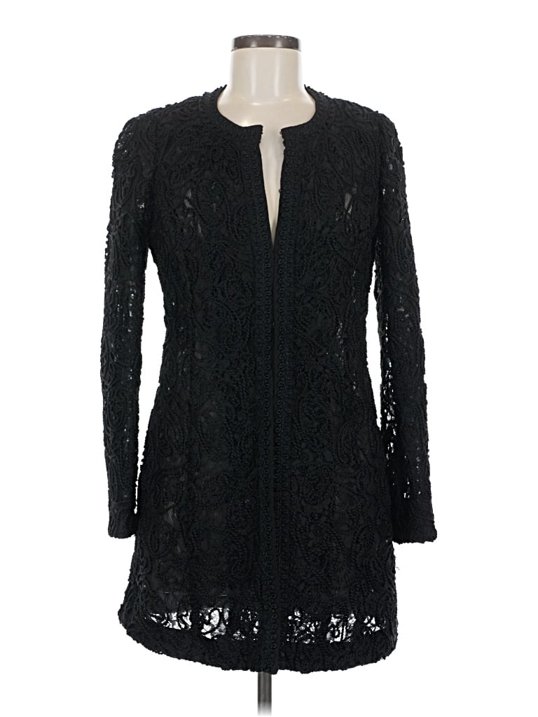 Pre-owned Karl Lagerfeld Coat In Black