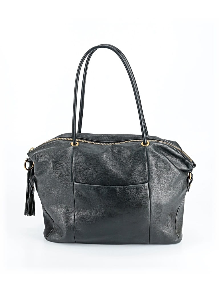 Pre-owned Hobo The Original Hobo Bag The Original Leather Tote Bag In Black