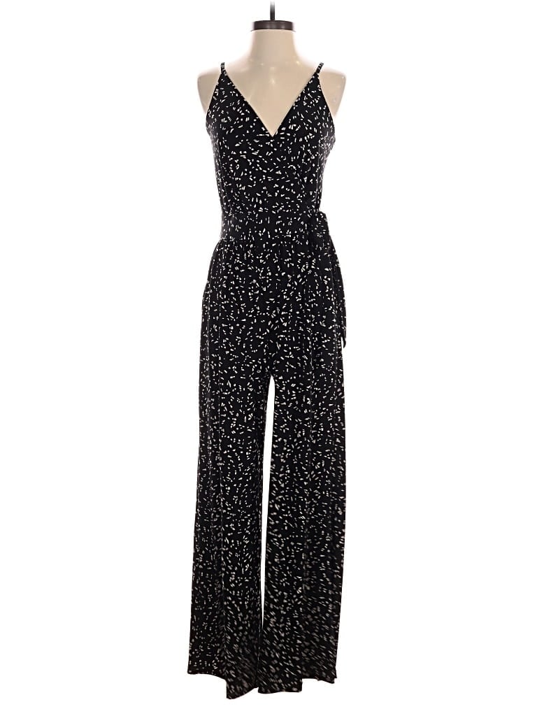 Pre-owned Kaileigh Jumpsuit In Black