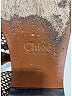 Chloé 100% Leather Silver Tan Python Embossed Leather Lauren Sandals Size EU 35 - photo 7