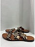 Chloé 100% Leather Silver Tan Python Embossed Leather Lauren Sandals Size EU 35 - photo 9