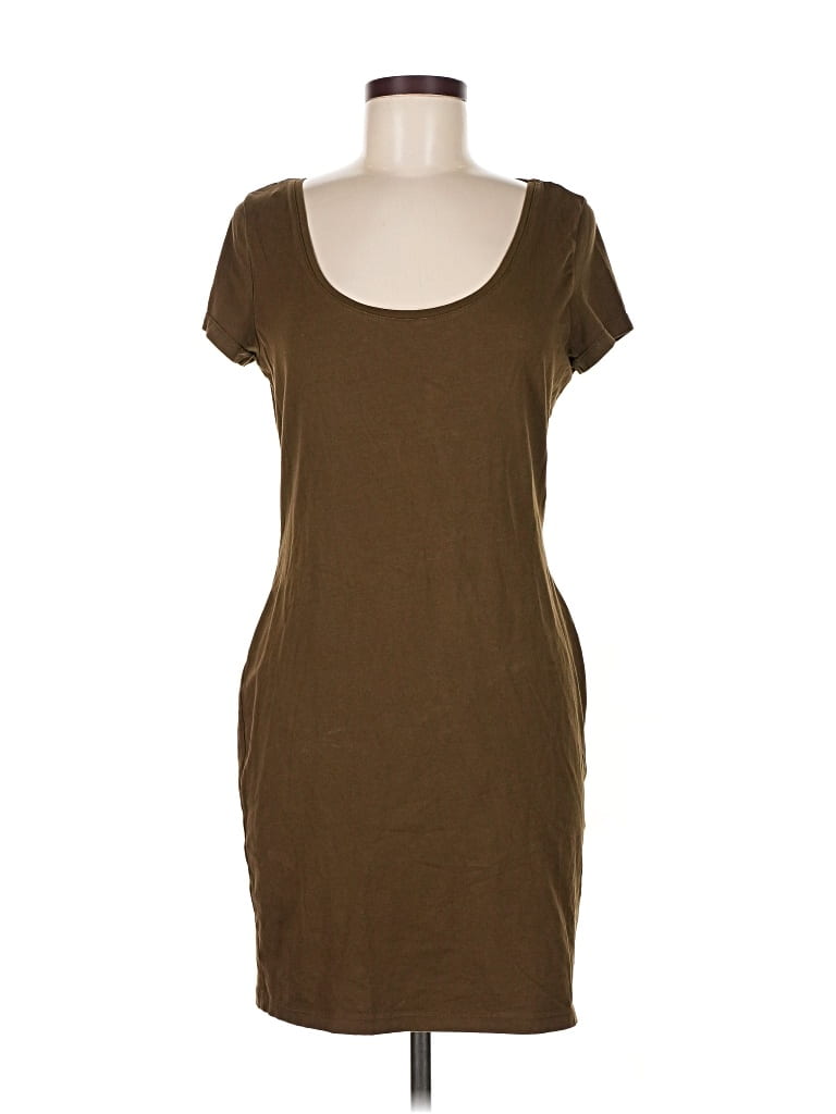 Pre-owned H&m Casual Dress In Brown