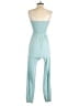 Venus Solid Teal Jumpsuit Size M - photo 2