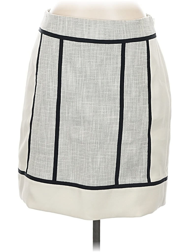 Pre-owned Ann Taylor Casual Skirt In White