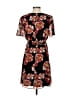 Madewell 100% Polyester Floral Black Casual Dress Size 2 - photo 2