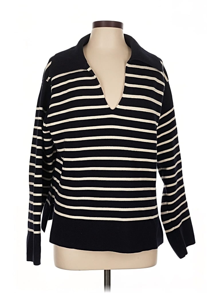 Pre-owned Unbranded Pullover Sweater In Blue