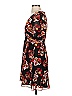 Madewell 100% Polyester Floral Black Casual Dress Size 2 - photo 5