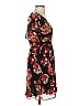 Madewell 100% Polyester Floral Black Casual Dress Size 2 - photo 4