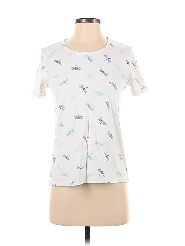 Pre-owned White Stag Short Sleeve T-shirt In White