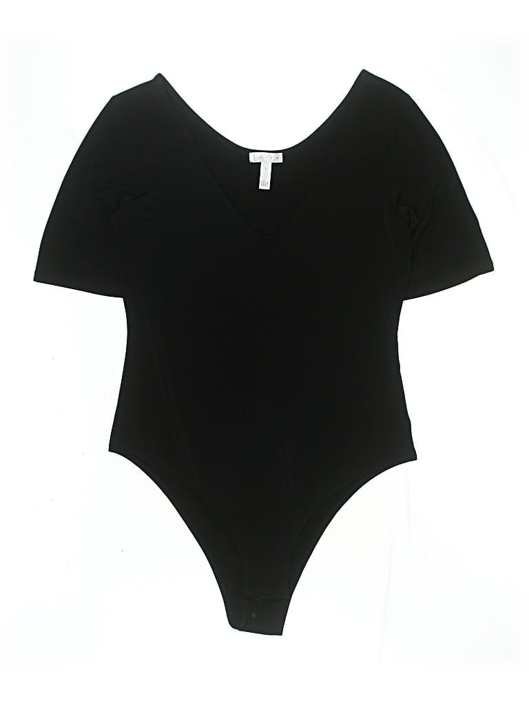 Pre-owned Leith Bodysuit In Black