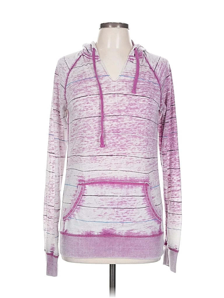 Pre-owned Billabong Pullover Hoodie In Purple