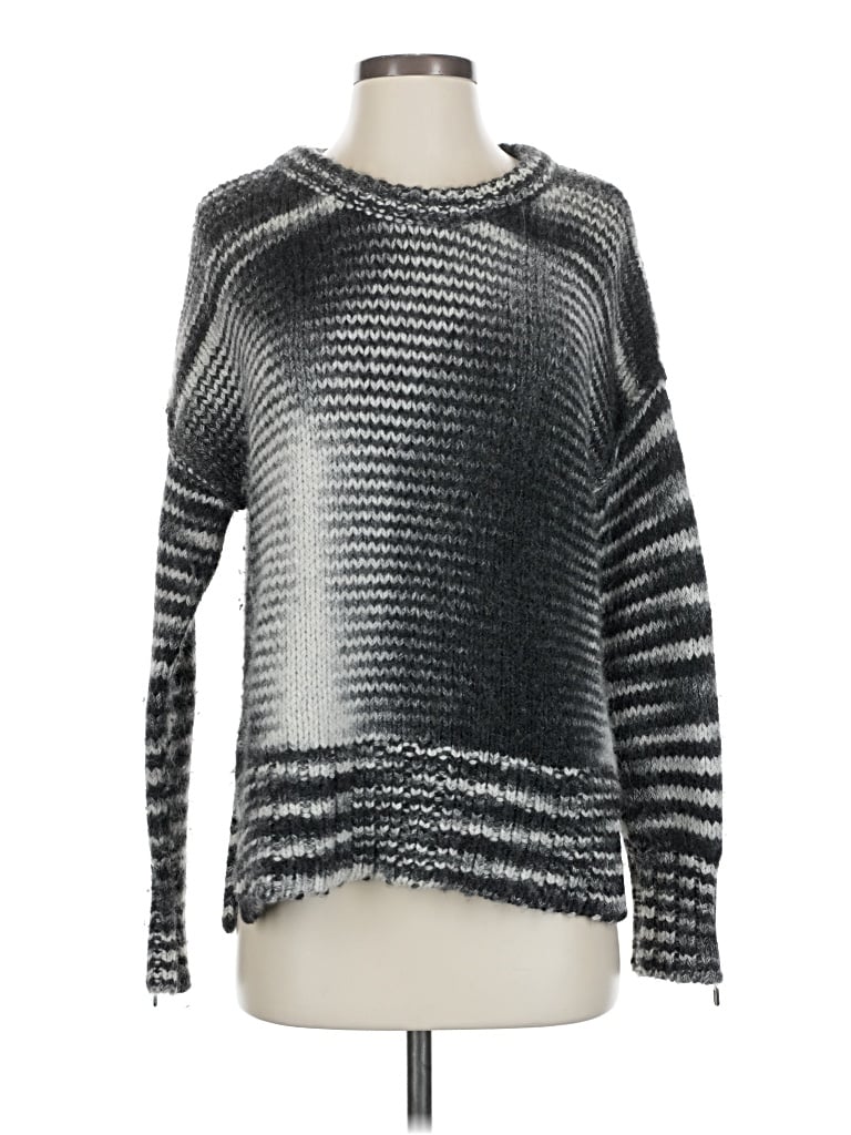 Pre-owned Brochu Walker Wool Pullover Sweater In Gray