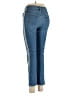 L'Agence Chevron-herringbone Blue Jeans Size 25 waist - photo 2