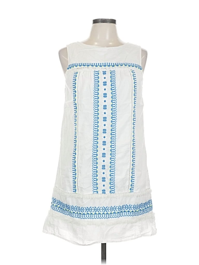 Pre-owned Vineyard Vines Casual Dress In White