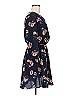 Lush 100% Polyester Floral Blue Casual Dress Size M - photo 4