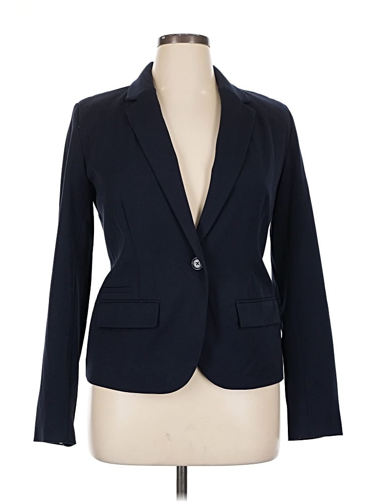 Pre-owned Merona Blazer Jacket In Blue
