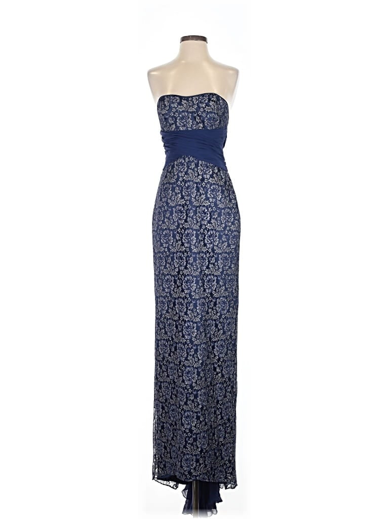 Badgley Mischka Cocktail Dress In Blue