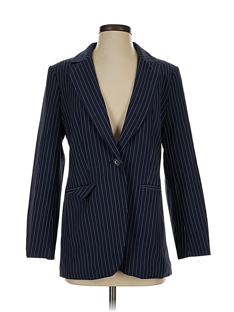 Pre-owned Banana Republic Factory Store Blazer Jacket In Blue