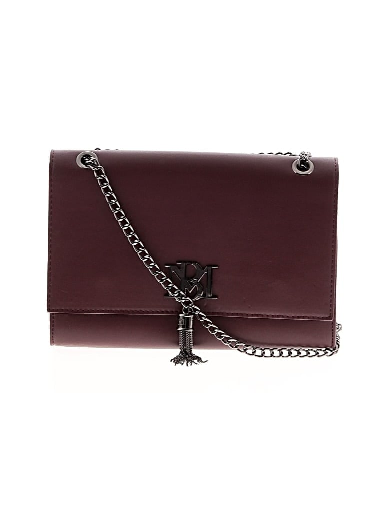 Pre-owned Badgley Mischka Crossbody Bag In Burgundy