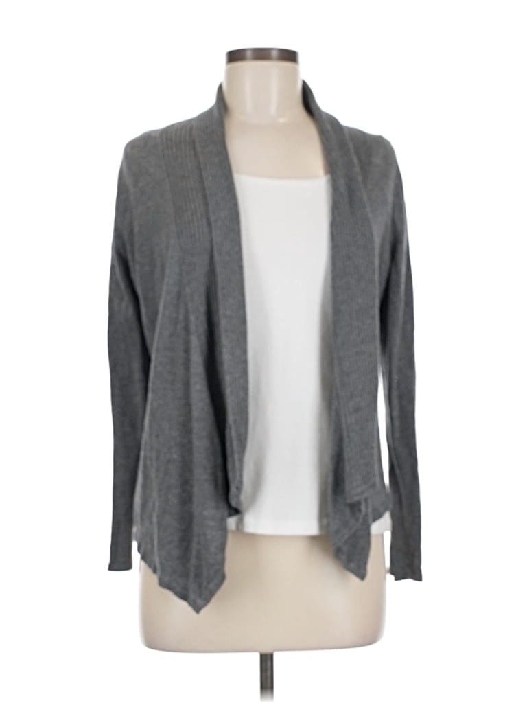 Pre-owned Fever Cardigan Sweater In Gray